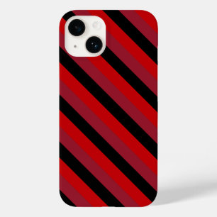 bold red diagonal stripes Case-Mate iPhone 14 case
