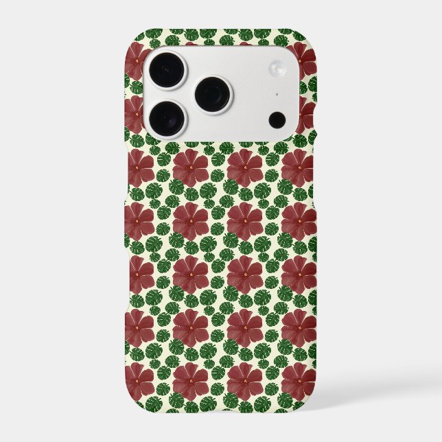 Bold Red Floral Seamless Pattern   (Back)
