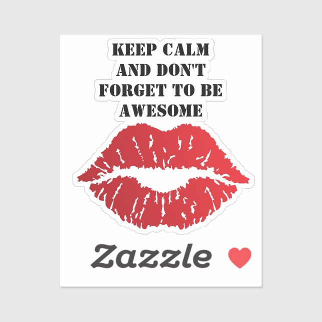 Bold Red Lips Aesthetic (Sheet)