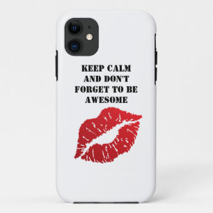Bold Red Lips Aesthetic Case-Mate iPhone Case