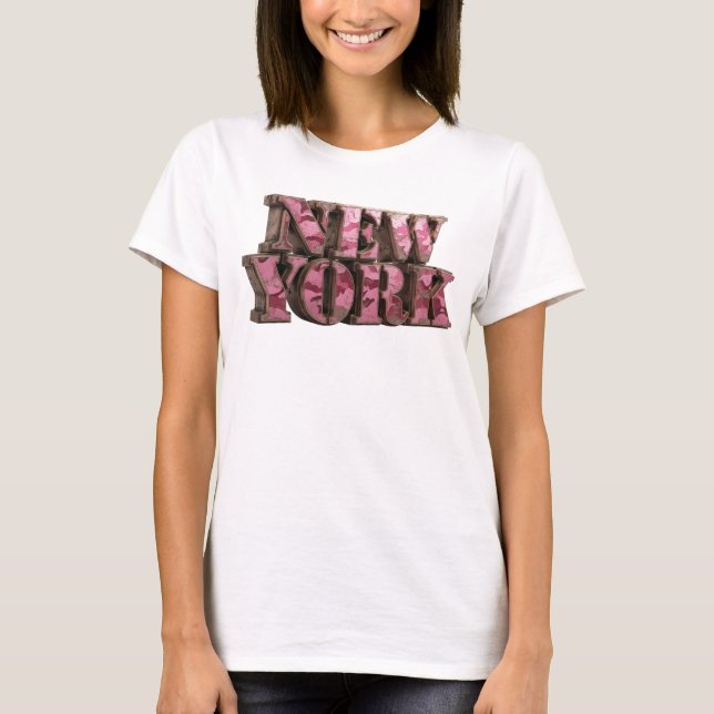 Bold Red NEW YORK Graphic Tee (Front)