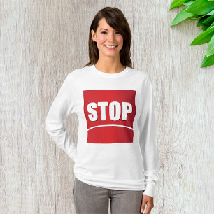 Bold Red Stop Sign T-Shirt