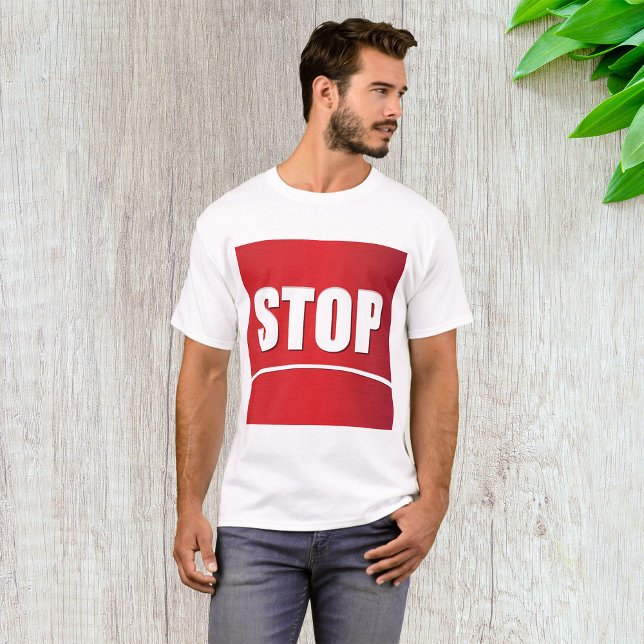 Bold Red Stop Sign T-Shirt (Creator Uploaded)