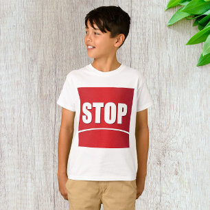 Bold Red Stop Sign T-Shirt