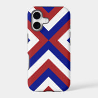 Bold Red, White, and Blue Chevrons
