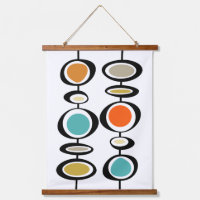 Bold Retro Abstract Circles Mid Century Modern