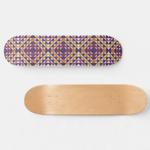 Bold Retro Circles Skateboard