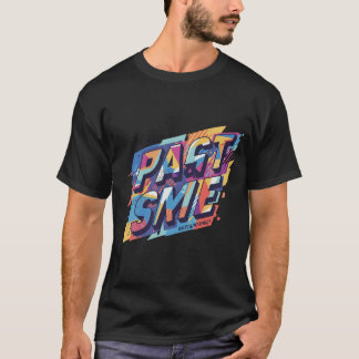 Bold Retro Graphic T-Shirt with Comic-Style Text 