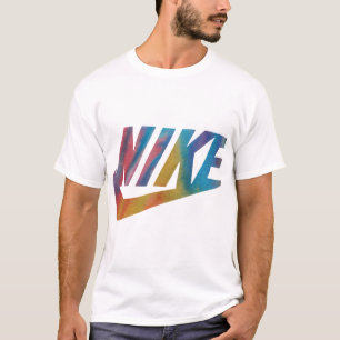Bold Retro Sport-Inspired Rainbow Typography Tshir T-Shirt