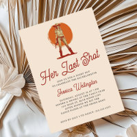 Bold Retro Western Cowgirl Bachelorette