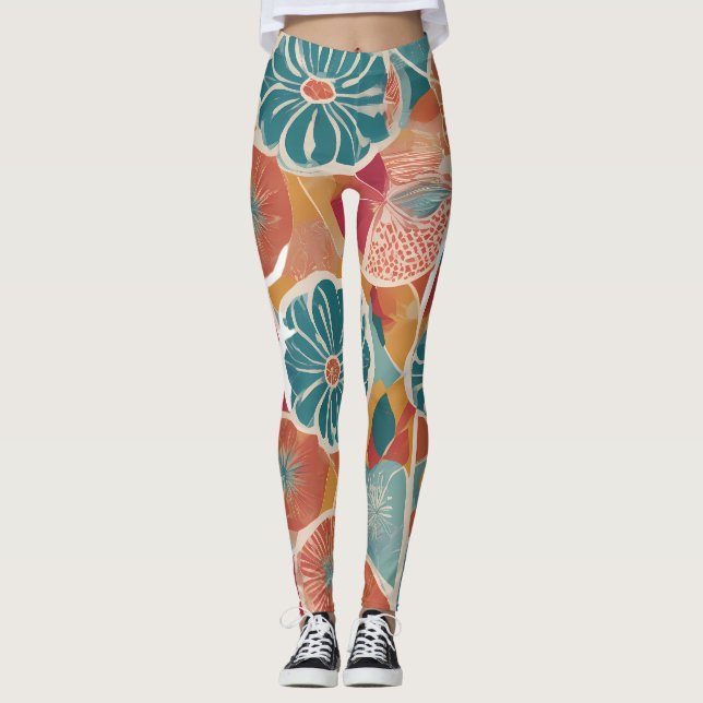 Bold Rules: A Clear, Striking Message Leggings (Front)
