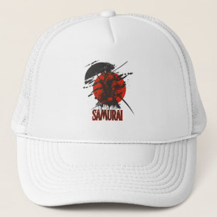 Bold Samurai Warrior trucker hat– Japanese Art Hat