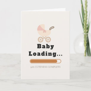 Bold Sans Serif	Aesthetic Greeting Card   baby 