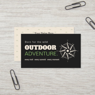 Bold Sans Serif Minimal Business Card outdoor
