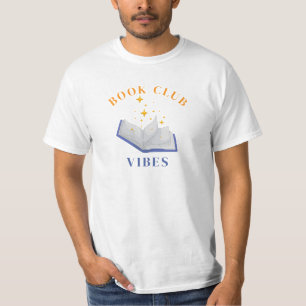 Bold Sans Serif Modern Book Lover T-Shirt 