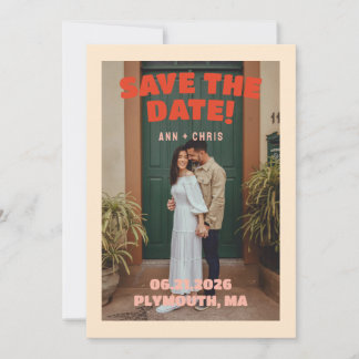 Bold Save the Date Template | Editable Wedding