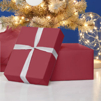 Bold Scarlet Smile  Wrapping Paper