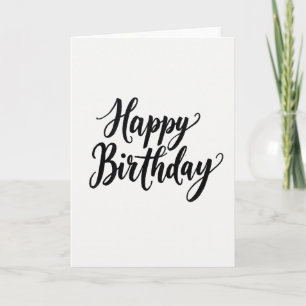 Bold Script Celebration Card