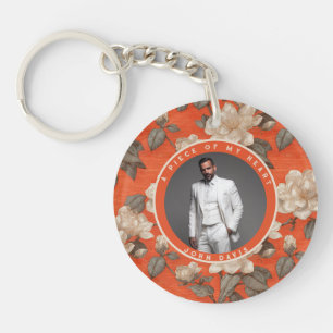 Bold Secret Santa Gifts Custom Gardenias Key Ring