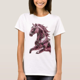 Bold Silver ABSTRACT ART Fashion Print T-Shirt