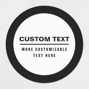 Bold Simple Customisable Text Template 