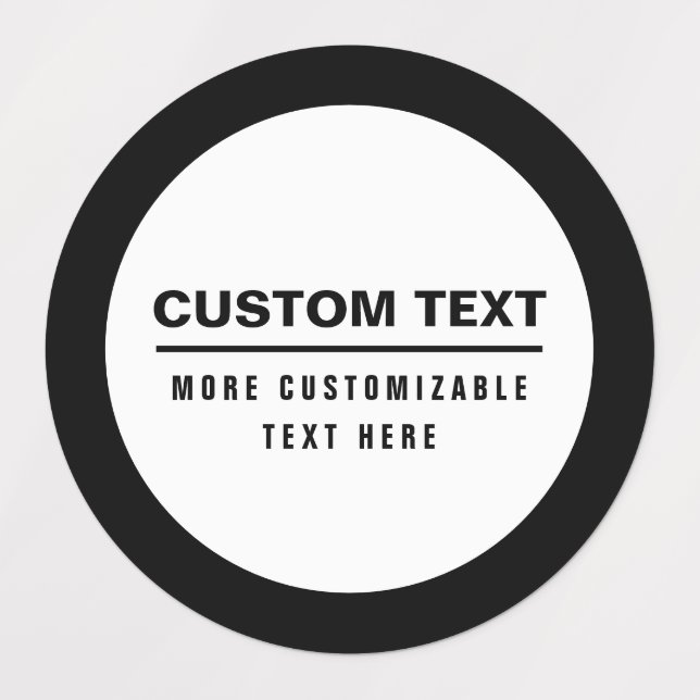 Bold Simple Customisable Text Template  (Design 1)