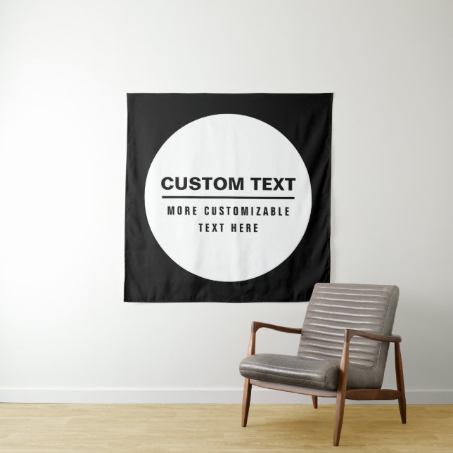 Bold Simple Customisable Text Template  Tapestry (In Situ)