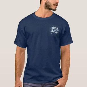 Bold Snow Day Wish T-Shirt - Minimalist Winter Tex