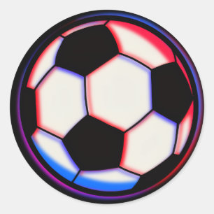 Bold Soccer Ball Stickers