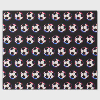 Bold Soccer Ball Wrapping Paper