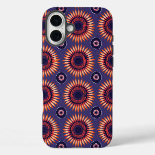 Bold South African Shweshwe Inspired iPhone 16 Plus Case