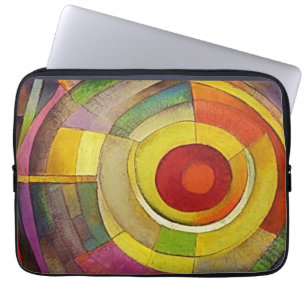 Bold Spiral Laptop Sleeve – Retro Vibes on the Go!