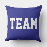 Bold Sporty Deep Blue Fun Athletic TEAM White Text