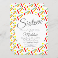 Bold Sprinkles Ice Cream Party Sweet 16 Quince