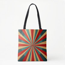 Bold Starburst Shoulder Tote Bag