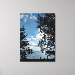 Bold Stark Contrast Canvas Print