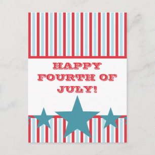 Bold Stars and Stripes Postcard