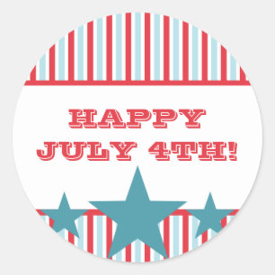 Bold Stars and Stripes Stickers