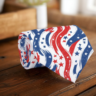 Bold Stars and Stripes Tie