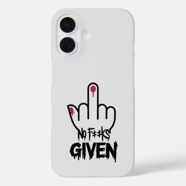 Bold Statement Art - Middle Finger Design Case-Mate iPhone Case (Back)