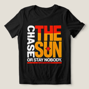 Bold Streetwear Chase The Sun Sunset for women Tri-Blend Shirt