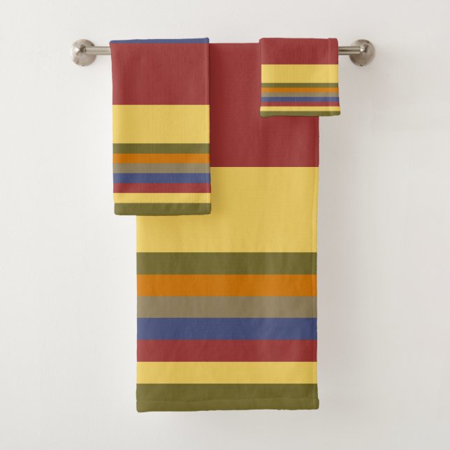 Bold Stripe Towel Set (Insitu)