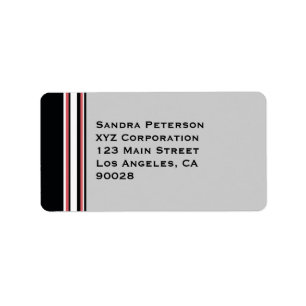 Bold Stripes Label
