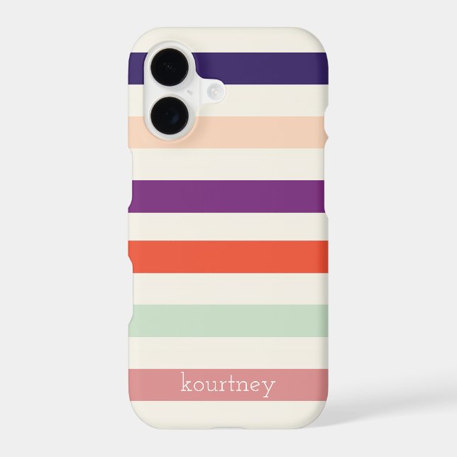 Bold Stripes Monogram (Back)