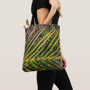 Bold Stripes of Palm Tote Bag