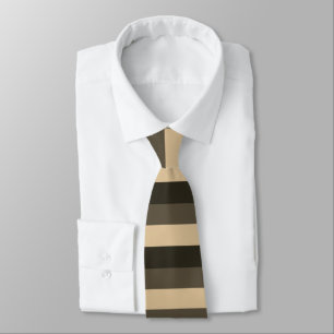bold stripes - sepia tones tie