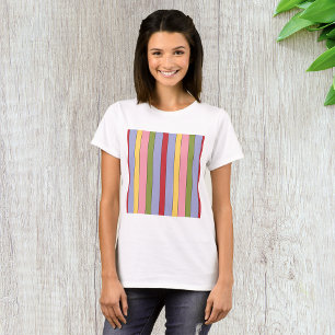 Bold Stripes Womens T-Shirt