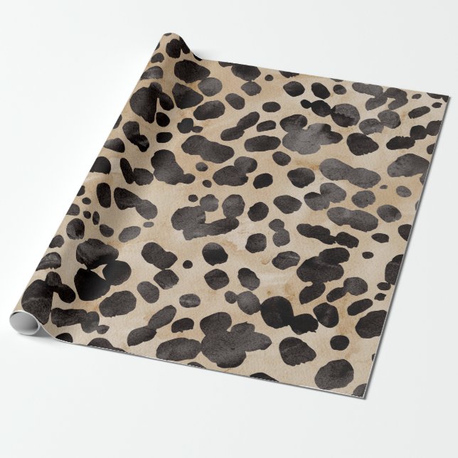 Bold & Stylish Animal Print - Chic Leopard Design Wrapping Paper (Unrolled)