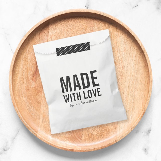 Bold Stylish Made with Love Favour Bags (Creator Uploaded)