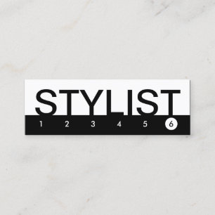 bold STYLIST customer loyalty Card